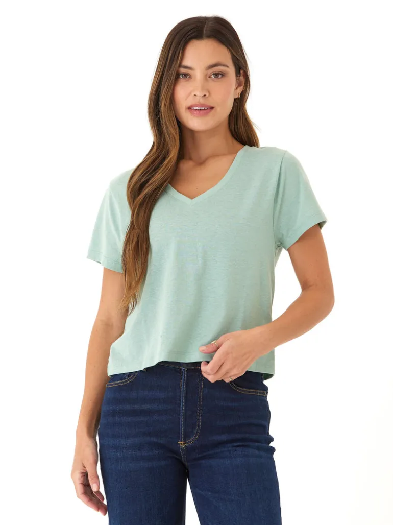Ada Triblend V-Neck Tee