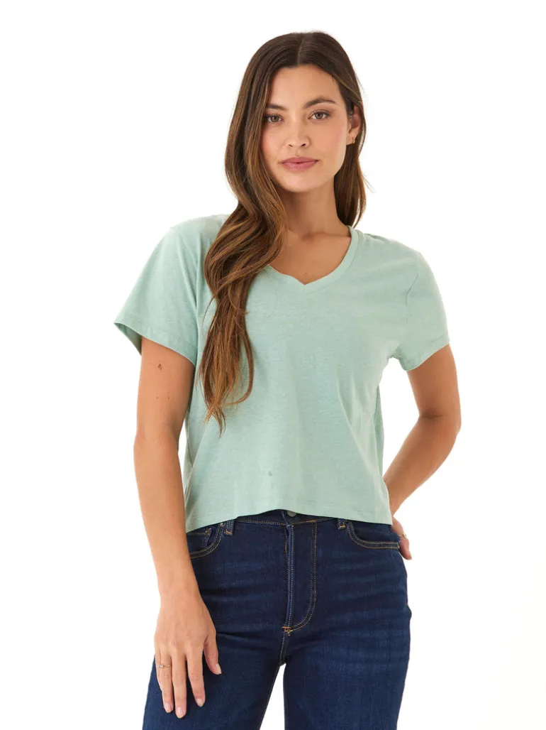 Ada Triblend V-Neck Tee