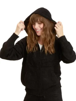 Alyce Fuzzy Knit Hoodie