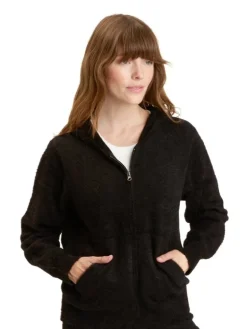 Alyce Fuzzy Knit Hoodie