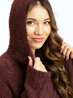 Anita Cozy Boucle Full Zip Sweater Hoodie