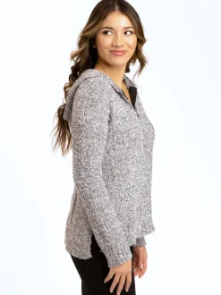 Anita Cozy Boucle Full Zip Sweater Hoodie