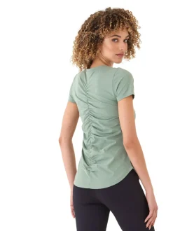 Arry Luxe Jersey Ruched Tee