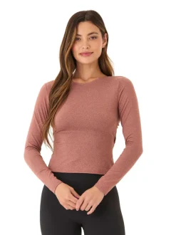 Audra Luxe Jersey 2-Way Long Sleeve Twist Top