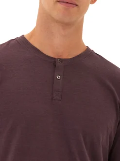 Austin Triblend 2 Button Long Sleeve Henley