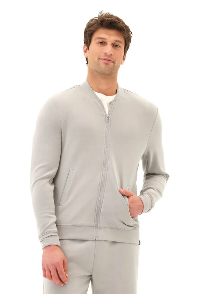 Bartow Sueded Modal Zip Jacket