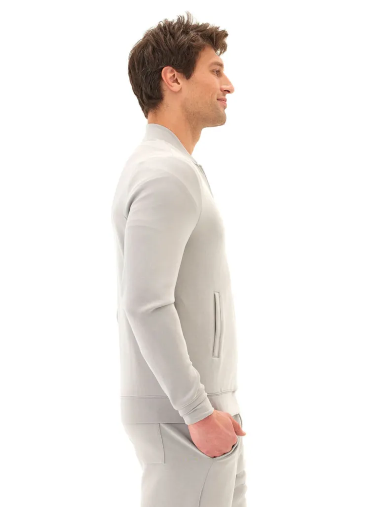 Bartow Sueded Modal Zip Jacket