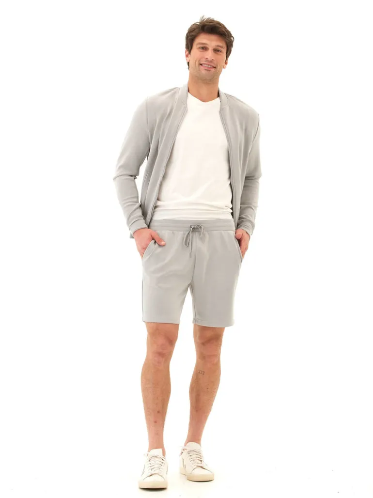 Bartow Sueded Modal Zip Jacket