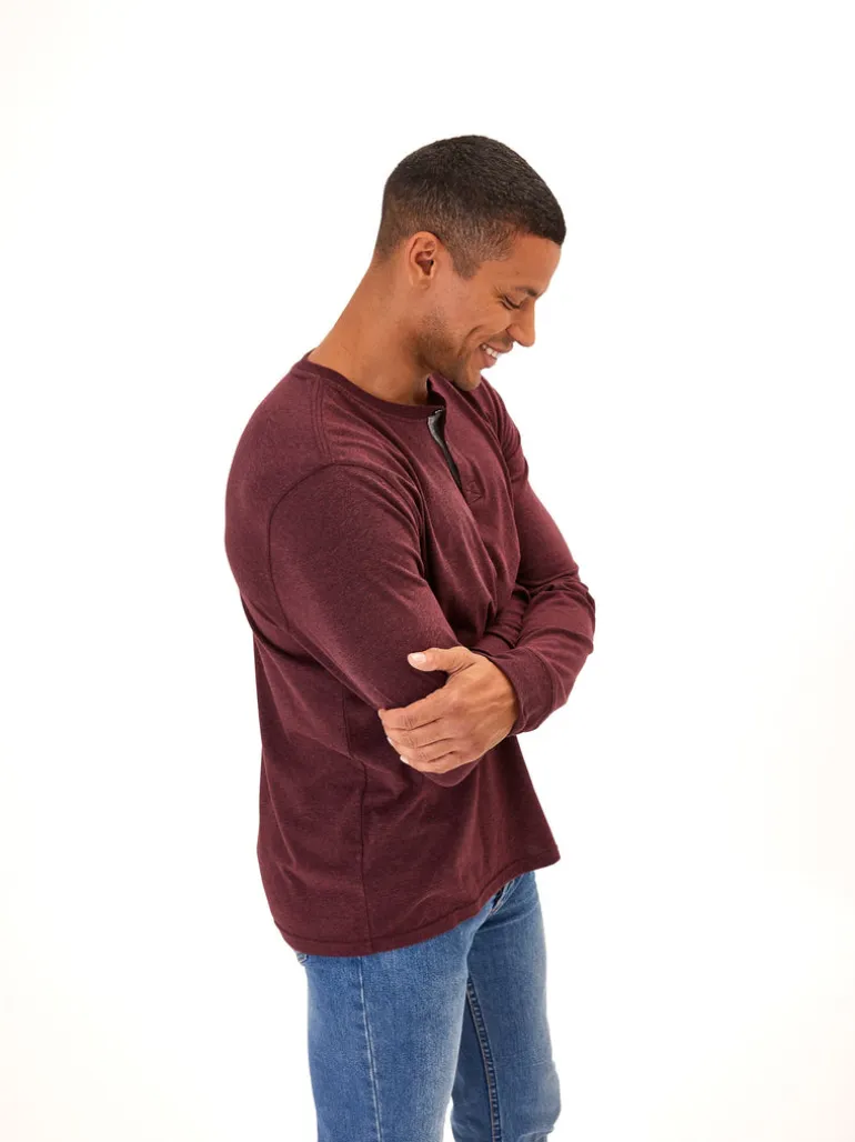 Baseline Long Sleeve Triblend Henley