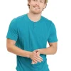 Baseline Short Sleeve Triblend Henley