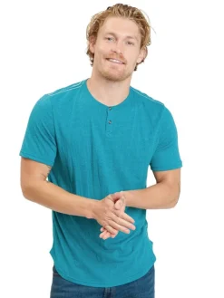 Baseline Short Sleeve Triblend Henley
