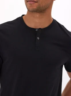 Baseline Short Sleeve Triblend Henley