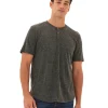 Baseline Short Sleeve Triblend Henley