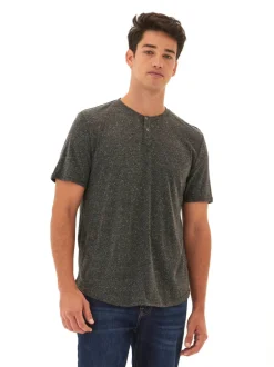 Baseline Short Sleeve Triblend Henley