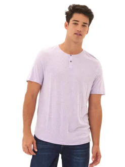 Baseline Short Sleeve Triblend Henley