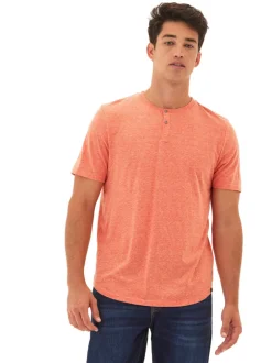 Baseline Short Sleeve Triblend Henley