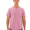 Baseline Short Sleeve Triblend Henley