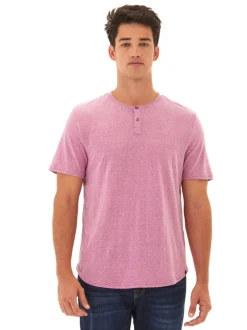 Baseline Short Sleeve Triblend Henley