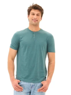Baseline Short Sleeve Triblend Henley