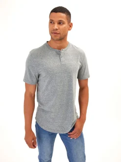 Baseline Short Sleeve Triblend Henley