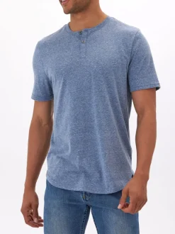 Baseline Short Sleeve Triblend Henley