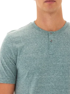 Baseline Short Sleeve Triblend Henley