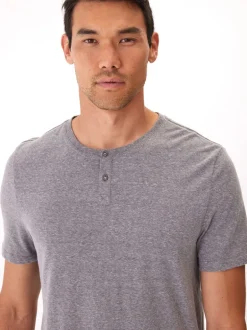 Baseline Short Sleeve Triblend Henley