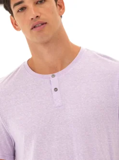 Baseline Short Sleeve Triblend Henley