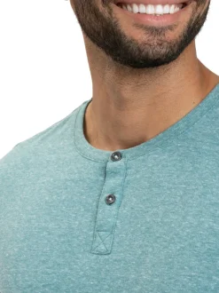 Baseline Short Sleeve Triblend Henley
