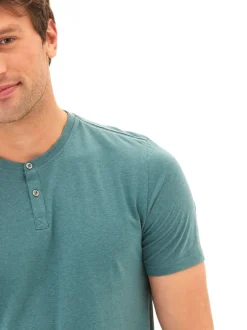 Baseline Short Sleeve Triblend Henley