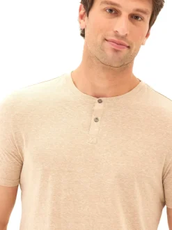 Baseline Short Sleeve Triblend Henley