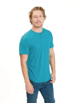 Baseline Short Sleeve Triblend Henley