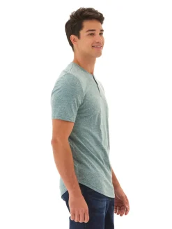 Baseline Short Sleeve Triblend Henley