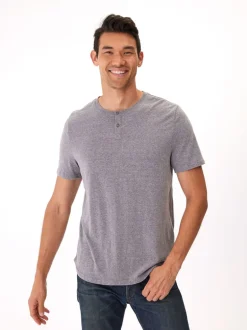Baseline Short Sleeve Triblend Henley