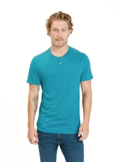 Baseline Short Sleeve Triblend Henley