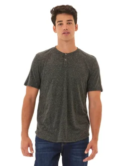Baseline Short Sleeve Triblend Henley