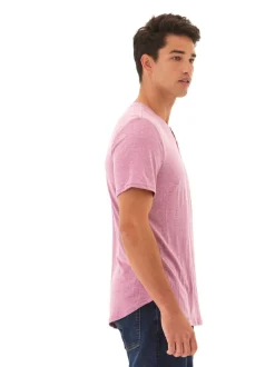 Baseline Short Sleeve Triblend Henley