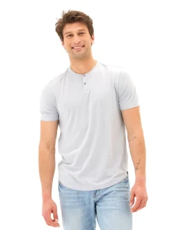 Baseline Short Sleeve Triblend Henley