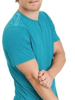 Baseline Short Sleeve Triblend Henley