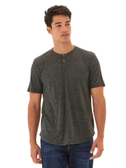 Baseline Short Sleeve Triblend Henley