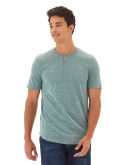 Baseline Short Sleeve Triblend Henley