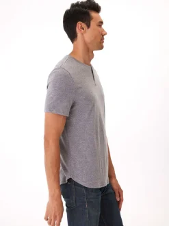 Baseline Short Sleeve Triblend Henley