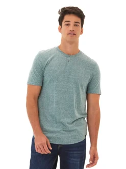 Baseline Short Sleeve Triblend Henley