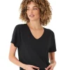 Bettine Modal Terry V-Neck Tee