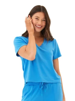 Bettine Modal Terry V-Neck Tee