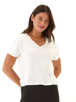 Bettine Modal Terry V-Neck Tee