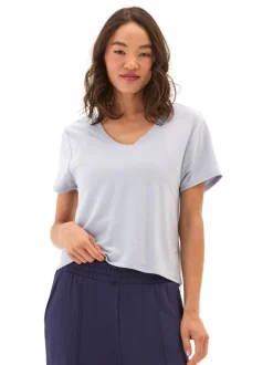 Bettine Modal Terry V-Neck Tee