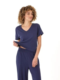 Bettine Modal Terry V-Neck Tee