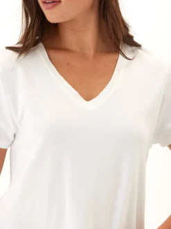Bettine Modal Terry V-Neck Tee