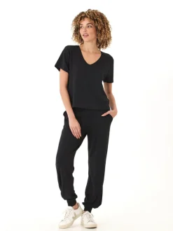 Bettine Modal Terry V-Neck Tee